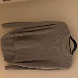 Gray sweater
